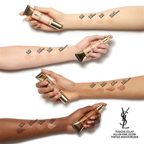 ysl touche eclat all in one glow foundation sephora|touche eclat colour chart.